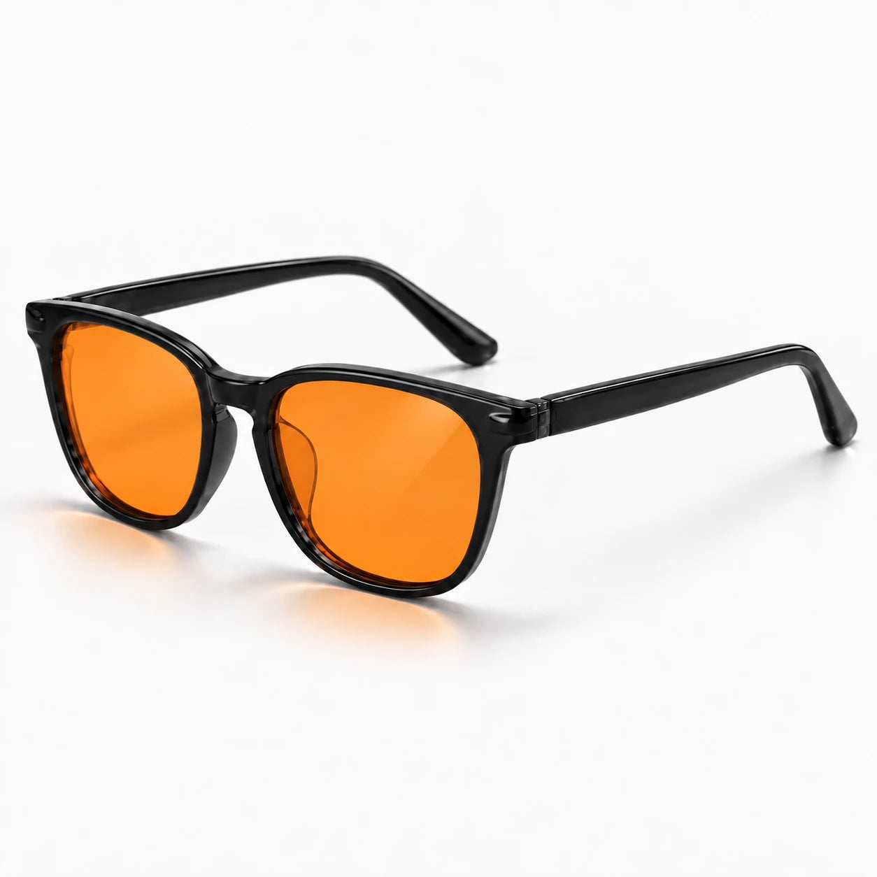 Blåljusglasögon - 99% Filter – Svart / Orange, bild 1